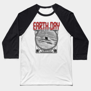 Alien Earth Day Baseball T-Shirt